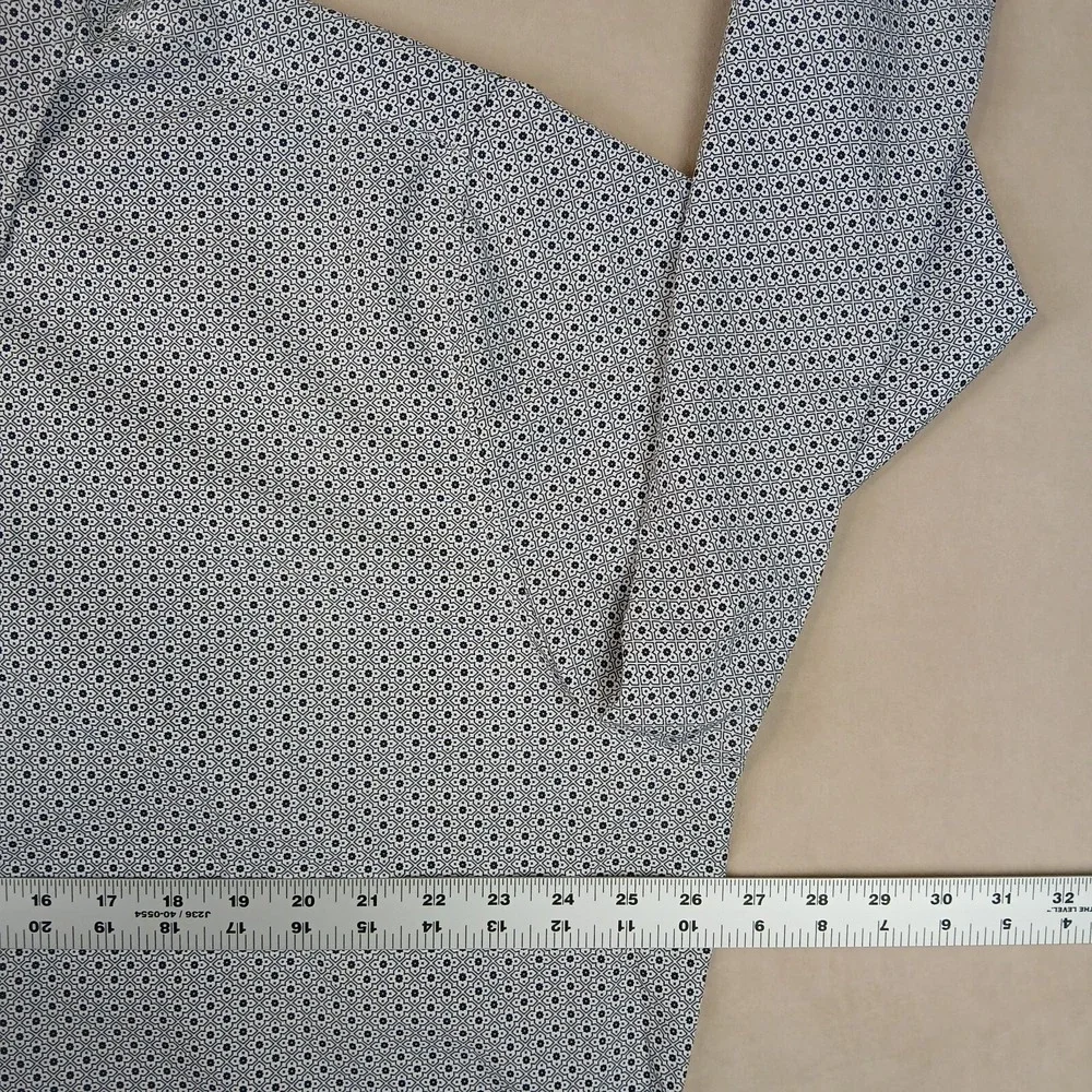 Tom‎ Baine 4XL 20-20.5 Mens Shirt Performance 4 Way Stretch Flip Cuff Geometric